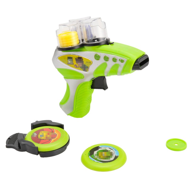 Huiye 2020 amazon hot selling plastic flying disc shooter promotional items toys for kids