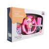 Huiye Wholesale learning music toy pink car key mobile and steering wheel for kid baby toys educational baby key toys