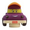 Huiye Plastic kids lovely electric cartoon car toys with lighting and music for kids