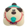 Huiye Cartoon Dog Shape Baby Rattle Dog Toy  Safety Plastic Dog Rattle Baby Toys