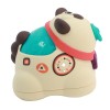 Huiye Cartoon Dog Shape Baby Rattle Dog Toy  Safety Plastic Dog Rattle Baby Toys