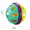Huiye Baby Teether Toy  Rubber Rattle Ball Newborn Toys Bell Balls For Baby baby rattle ball