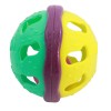 Huiye Baby Teether Toy  Rubber Rattle Ball Newborn Toys Bell Balls For Baby baby rattle ball