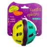 Huiye Baby Teether Toy  Rubber Rattle Ball Newborn Toys Bell Balls For Baby baby rattle ball