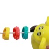 Huiye Hot Sale Plastic baby Toys  Educational  Cartoon Toy For Kids Push And Go Elephant Car With Wheels Crawling Newborn Toys