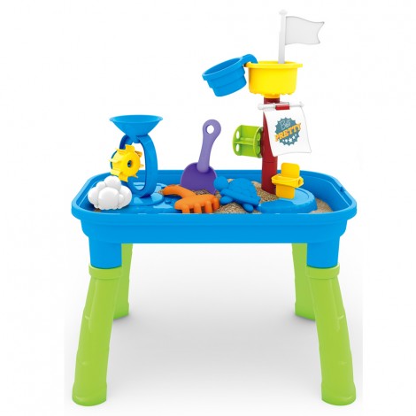 Huiye Summer Outdoor Play Set Beach Toy Sand and Water Table Beach Toys Sets Sand Water Table for Kids