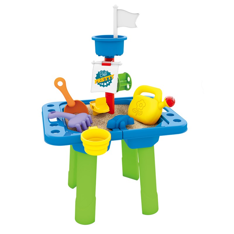 Huiye Wholesale Summer Outdoor Kids Beach Toys Sand And Water Play Table For kids
