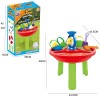 Huiye summer beach toy plastic kids playing water sand beach table for kids sand and water table beach sand molds kids toys