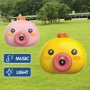 Huiye Camera Bubble Blowing Toys for Kids Soap Bubble Machine Electric Music Light Summer Outdoor Children Toys Bubble Camera