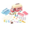 Huiye Amazon Hot Sale Candy Ice Cream Toy Truck For Kids Ice Cream Vending Car For Kids Play Menaje de cocina