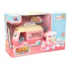 Huiye Amazon Hot Sale Candy Ice Cream Toy Truck For Kids Ice Cream Vending Car For Kids Play Menaje de cocina