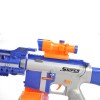 Huiye high quality battery operated Electric toy gun soft bullet gun toys with telescope soft gun