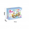 Huiye 2020 amazon hotsell kids stem educational toys 54pcs flower garden building set toys