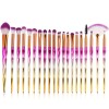Travel Bling Gradient Custom Vegan Kit De Maquillaje Makeup Brushes Logo Set