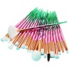 Travel Bling Gradient Custom Vegan Kit De Maquillaje Makeup Brushes Logo Set