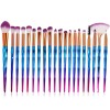 Travel Bling Gradient Custom Vegan Kit De Maquillaje Makeup Brushes Logo Set
