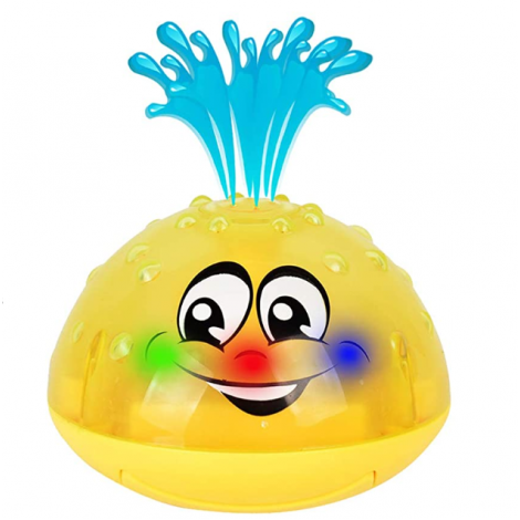 Huiye amazon hot sell  electric Light Rotate with Shower Pool baby spray water toys