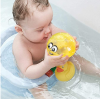 Huiye amazon hot sell  electric Light Rotate with Shower Pool baby spray water toys
