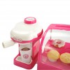 Huiye  Baby Pretend Kitchen Play Set Toys Dessert Table Coffee Shop Light Coffee Machine Pretend Play Set Toys For Kids