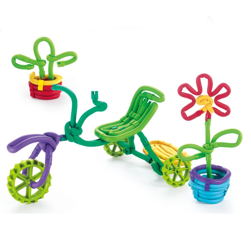 Huiye 2020 STEM Toys Educative Toy DIY Bendable Building Blocks Construction Toy For Kids