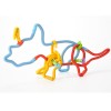Huiye 2020 STEM Bendable Building Blocks Plastic Stick Building Blocks Construction Toy For Kids