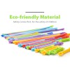 Huiye 2020 STEM Bendable Building Blocks Plastic Stick Building Blocks Construction Toy For Kids