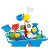 Huiye 2020 Funny Beach Toys Baby Sand Play Set Toys Bucket Sand And Water Table for Kids