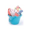 Huiye 2020 funny beach toys bucket cute sand toys water paly set for kids with 6pcs