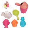 Huiye safety materials outdoor toys summer friendly beach sand toys bucket set for kids 10PCS