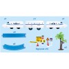 Huiye  Educational DIY Plastic Toy Train Track toy electric Train Railway Toy For Kids