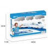 Huiye  Educational DIY Plastic Toy Train Track toy electric Train Railway Toy For Kids