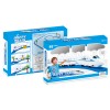 Huiye  Kids electric rail car toy magical Rail Car Toy Train Play Set Race Track Toys for Children