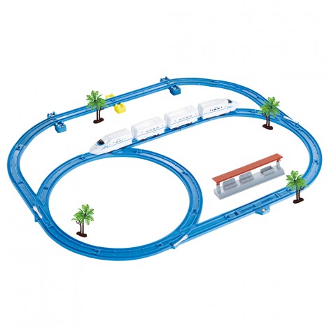 Huiye  Educational DIY Children Electric Toy Car Rail Train Track  Electric Car Toys