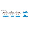 Huiye  High Speed Rail For Kids wholesale Railway Toys Electric Toy Train Track Train Toys