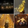 Festival Chargable 480 Led Outdoor Decoration Hanging Copper Wire Led Fireworks Starburst Fairy String Lights