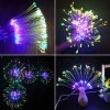 Festival Chargable 480 Led Outdoor Decoration Hanging Copper Wire Led Fireworks Starburst Fairy String Lights