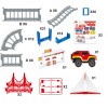 Huiye 2020  Good Selling Design Colorful DIY Children Electric Toy Car Track Toys Electric Rail Car For Kids