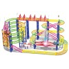Huiye 2020 Hot Sale Newest Colorful Electric Rail Slot Car Race Track Plastic Racing Track Rail Toy Car