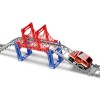 Huiye Hot Selling DIY Assembly Indoor Slot Electric Railway Plastic B/O Race Car Tracks High Quality Electric Rail Car Toys