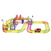 Huiye 2020  Best Selling Design Colorful DIY Track Toys Electric Rail Car For Kids With Car