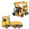 Huiye Wholesale China Toy Dumper Crane Car Kids Toys Creative Especially DIY Assemble Truck For Kids