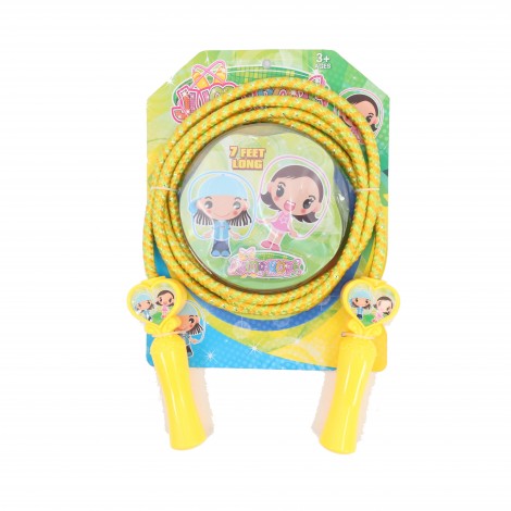 Huiye hot selling out door toys durable plastic handles kids jump rope