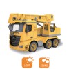 Huiye 2020 stem toys education diy assemble truck construction car toy crane toys for kids in China with music &amp; light