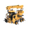 Huiye 2020 stem toys education diy assemble truck construction car toy crane toys for kids in China with music &amp; light