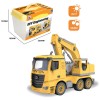 Huiye 2020 Funny Construction DIY Assemble Toys Learning Games DIY Truck Assembly Toys with Music &amp; light