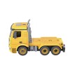 Huiye stem toys education construction car toy  for kids with music &amp; light diy assemble cement truck