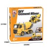 Huiye 2020 DIY Assembled truck toy vehicle cement truck  for kids creative toys cement truck