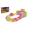 Huiye 2020  Hot Selling High Quality Colorful Diy Track Set For Kids Railway Road Racing Electric Race Car