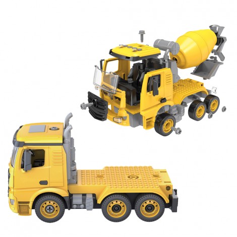 Huiye Educational Diy Kit Assembly Construction Truck Toys Set Learning Games vehicles Assembly Truck Toys
