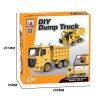 Huiye 2020 Early Education Plastic Assembly Car Truck Custom Diy Toy DIY Assemble Truck Dumper Car